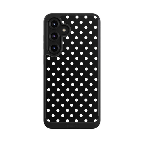 Samsung Galaxy S25+  NIVOcore Polka Dots Schwarz und Weiß