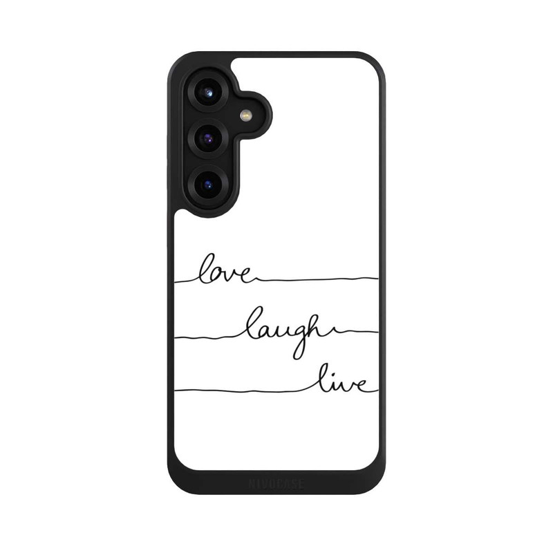 Galaxy S25 + NIVOcore Love Laugh Live