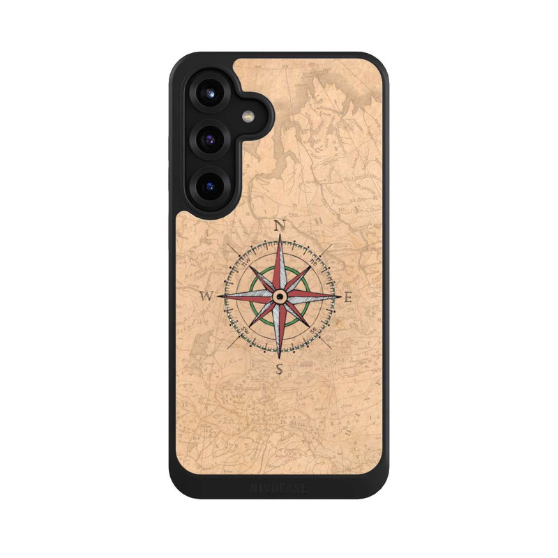 Galaxy S25 + NIVOcore Vintage compass