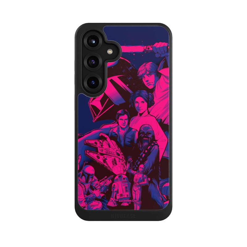 Galaxy S25 + NIVOcore StarWars Charaktere - Ultraviolet