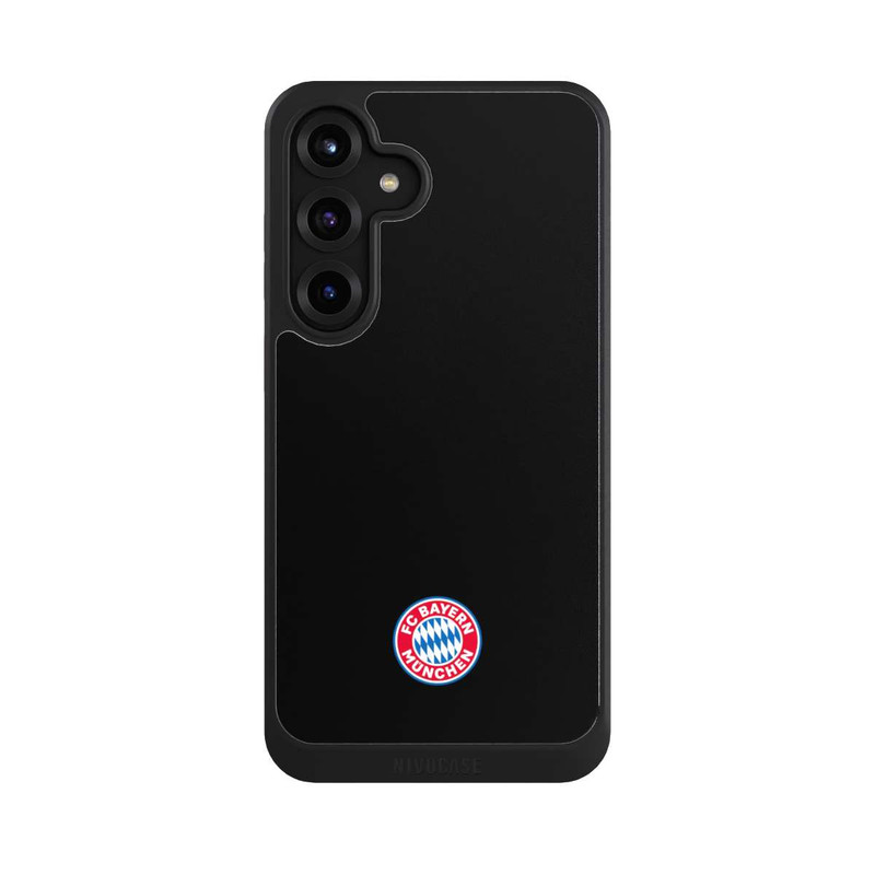 Galaxy S25 + NIVOcore Classic FCB Logo - colorful on black