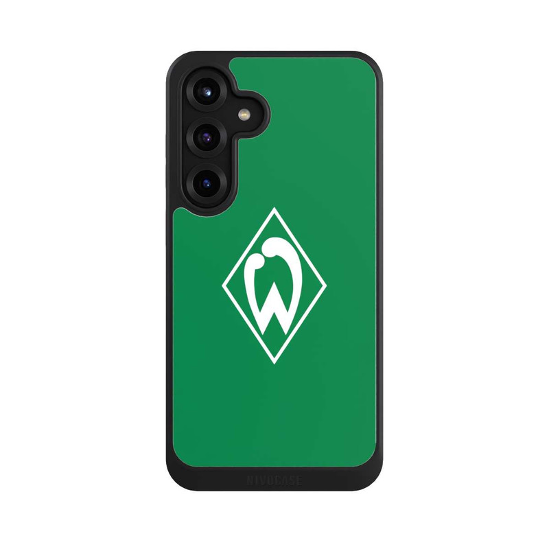 Galaxy S25 + NIVOcore Logo auf Grün - Werder Bremen
