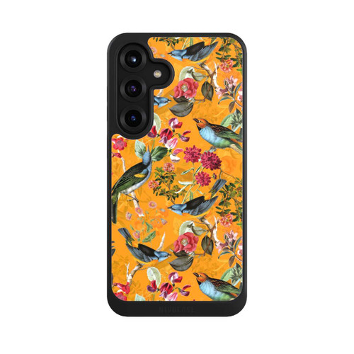 Samsung Galaxy S25+  NIVOcore Tapete mit Vögeln und Blumen