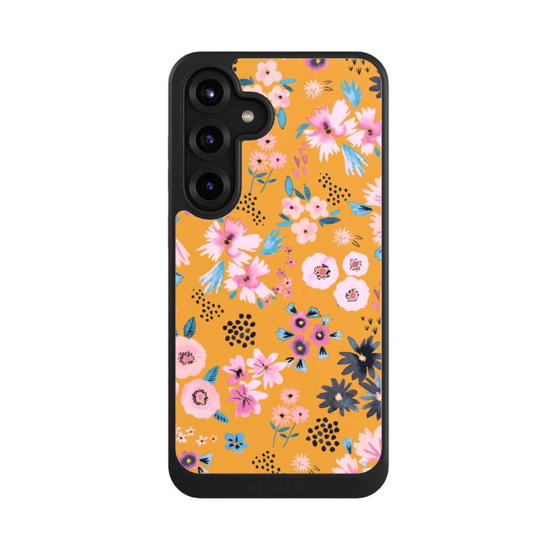 Galaxy S25 + NIVOcore Little Flowers Mustard