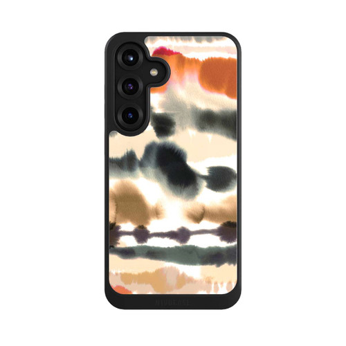 Samsung Galaxy S25+  NIVOcore Weiche nautische Aquarelllinien Orange