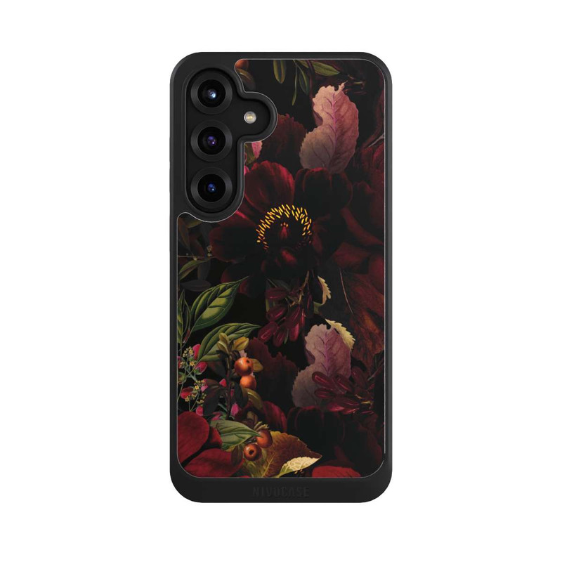 Galaxy S25 + NIVOcore Dunkle Blumenwiese