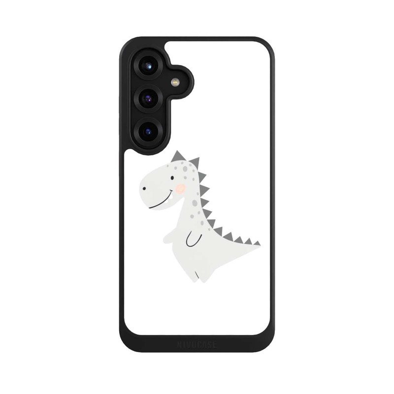Galaxy S25 + NIVOcore Grauer Dino