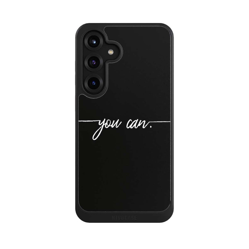 Galaxy S25 + NIVOcore You Can Schwarz