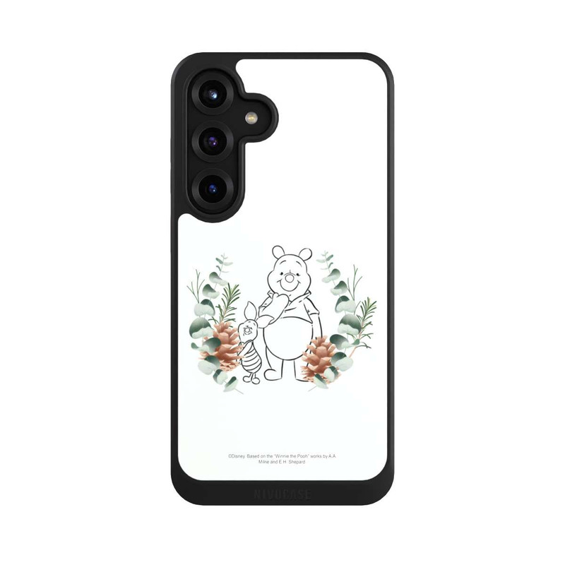 Galaxy S25 + NIVOcore Grüne Liebe Puuh und Ferkel