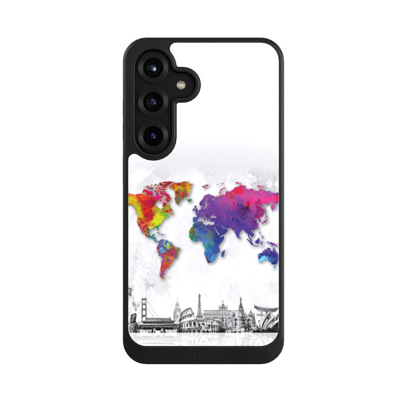 Galaxy S25 + NIVOcore Worldmap with Skyline