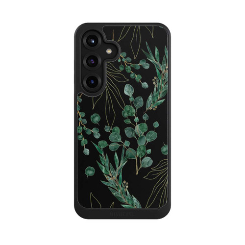 Samsung Galaxy S25+  NIVOcore Eukalyptusblätter schwarz