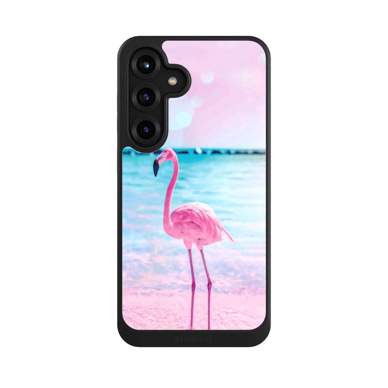Galaxy S25 + NIVOcore Rosa Flamingo