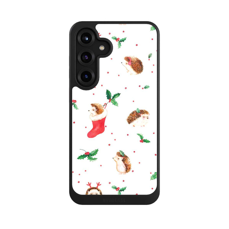 Galaxy S25 + NIVOcore Christmas Cute Hedgehog