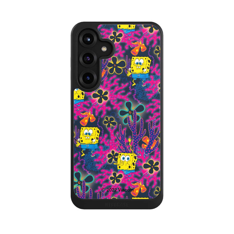 Galaxy S25 + NIVOcore Spongebob - Coral Pattern