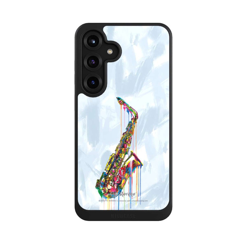 Galaxy S25 + NIVOcore Saxophone Art By P.D. Moreno