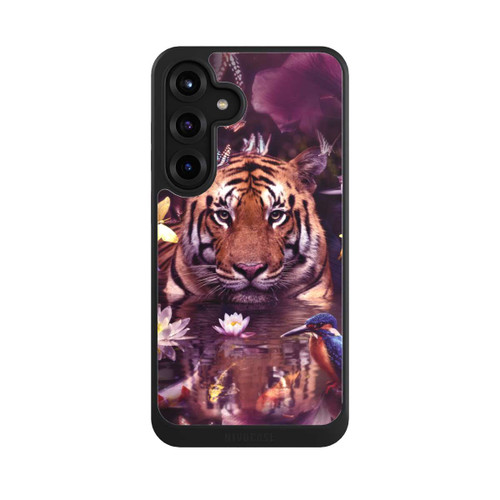 Samsung Galaxy S25+  NIVOcore Tiger Blumenrahmen