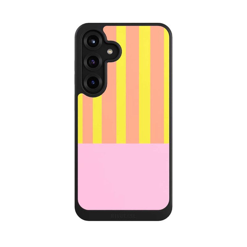 Galaxy S25 + NIVOcore Neonfarbige Streifen