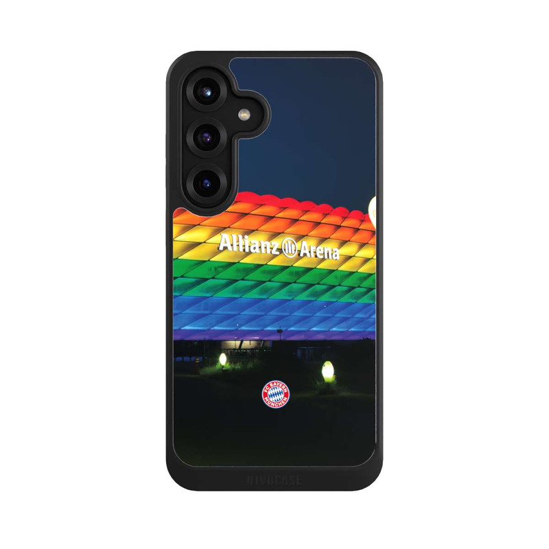 Galaxy S25 + NIVOcore Allianz Arena Regenbogen