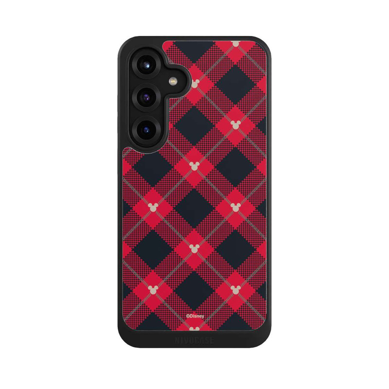 Galaxy S25 + NIVOcore Mickey Christmas Pattern Red