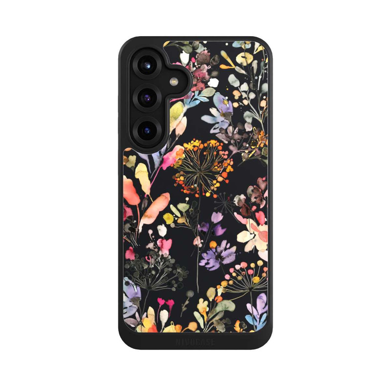 Galaxy S25 + NIVOcore Wilde Gräser schwarz