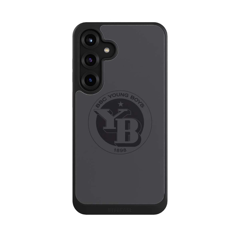 Galaxy S25 + NIVOcore BSC YB Logo Grau