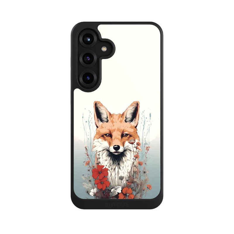Galaxy S25 + NIVOcore  Fox with Flowers