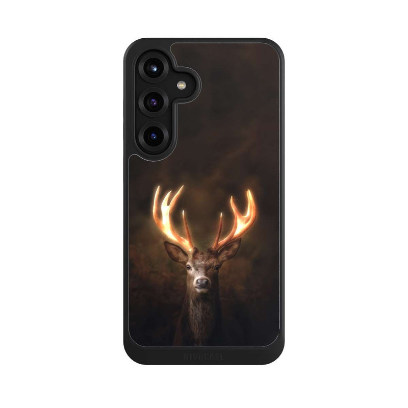 Galaxy S25 + NIVOcore Hirsch Goldenes Geweih