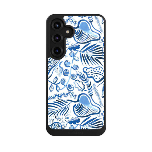 Samsung Galaxy S25+  NIVOcore Tropical Forest Leaves Blue