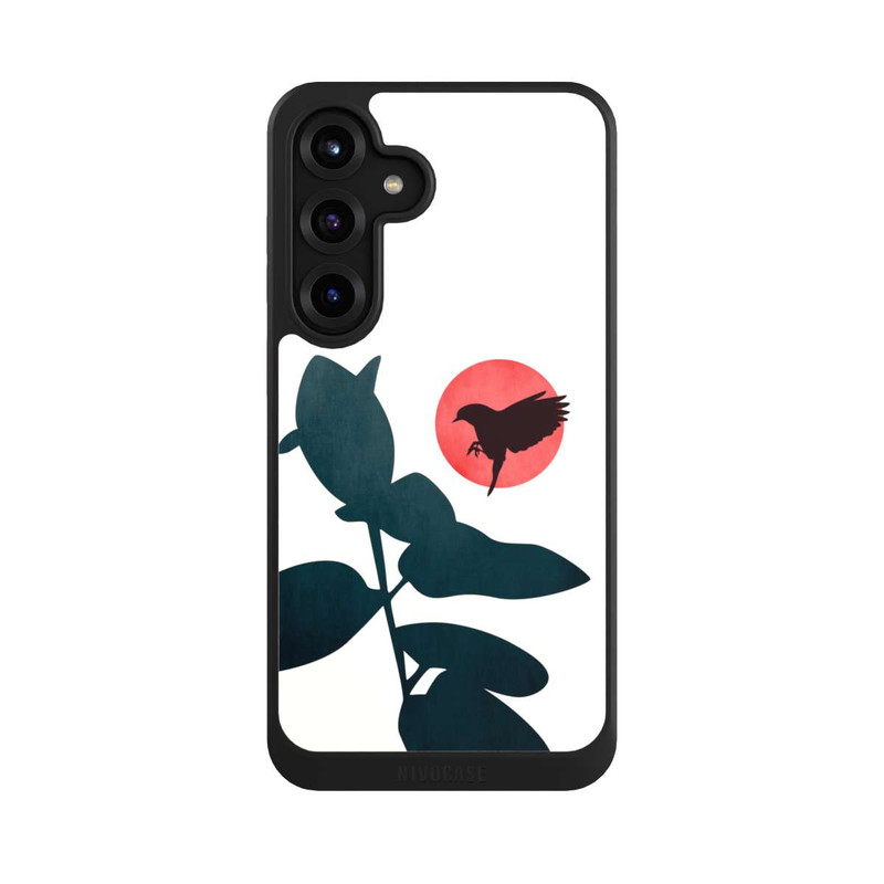 Galaxy S25 + NIVOcore Japanischer Vogel