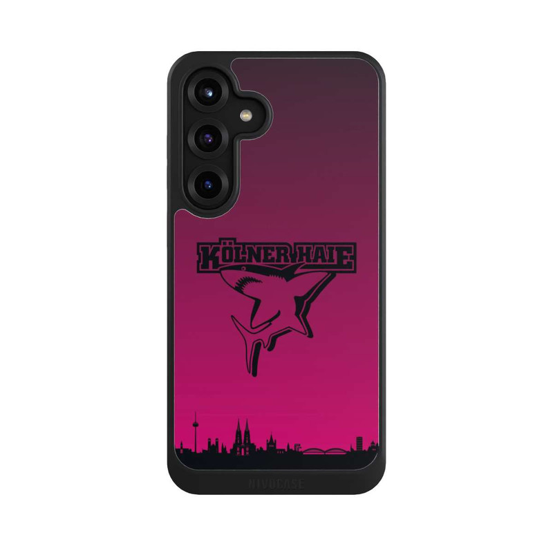 Galaxy S25 + NIVOcore Kölner Haie Skyline Pink