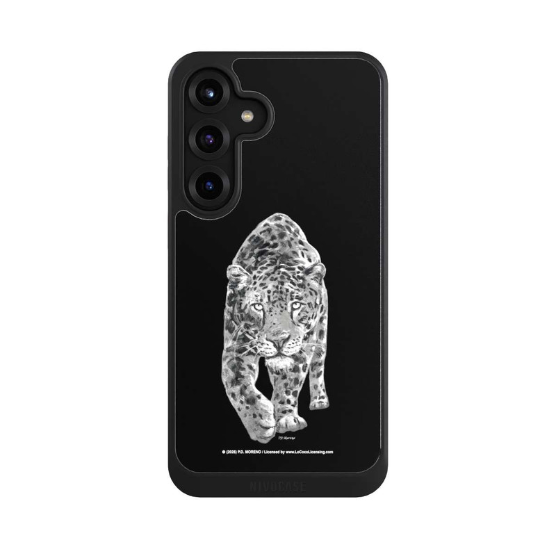 Galaxy S25 + NIVOcore Leopard Schwarz