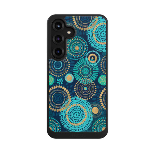 Samsung Galaxy S25+  NIVOcore Blockprint India Teal Gold