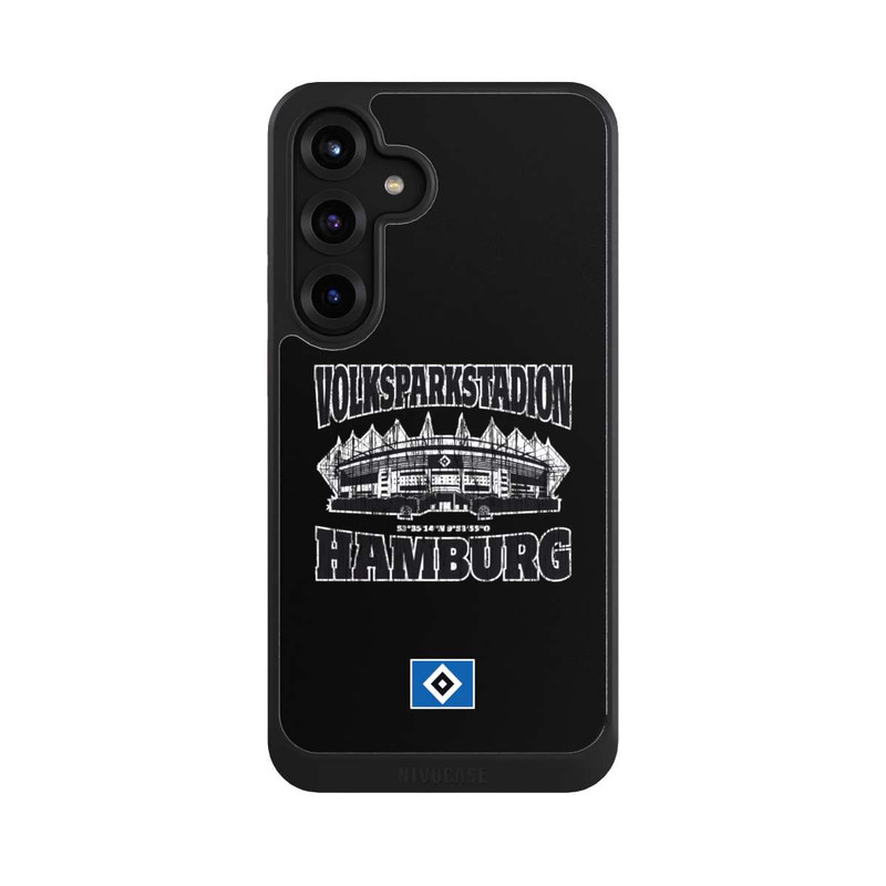 Galaxy S25 + NIVOcore HSV Volksparkstadion Schwarz
