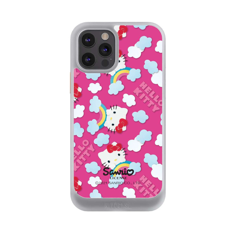 iPhone 12 Pro NIVOcore Hello Kitty Regenbogenmuster