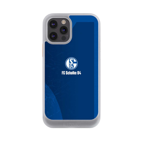 Apple iPhone 12 Pro NIVOcore Schalke 04 Blauer Hintergrund Mit Logo