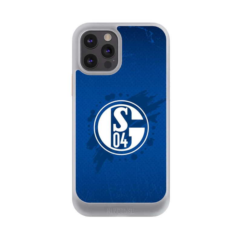 iPhone 12 Pro NIVOcore Schalke 04 Farbe Fleck Blau