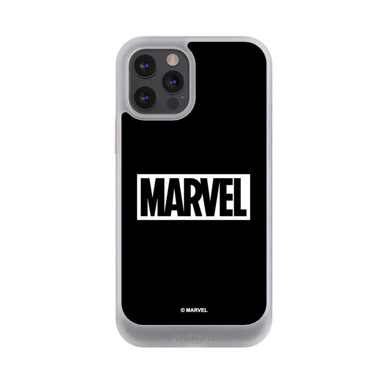 iPhone 12 Pro NIVOcore Marvel Logo Black