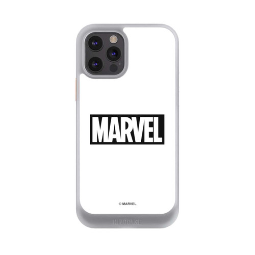 Apple iPhone 12 Pro NIVOcore Marvel Logo White