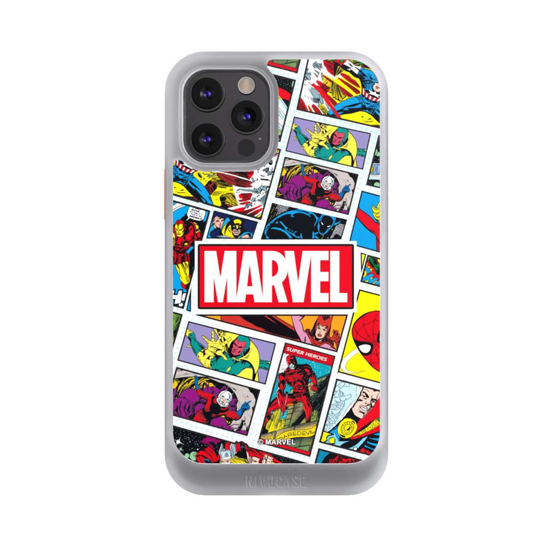 iPhone 12 Pro NIVOcore Marvel Comic Pattern