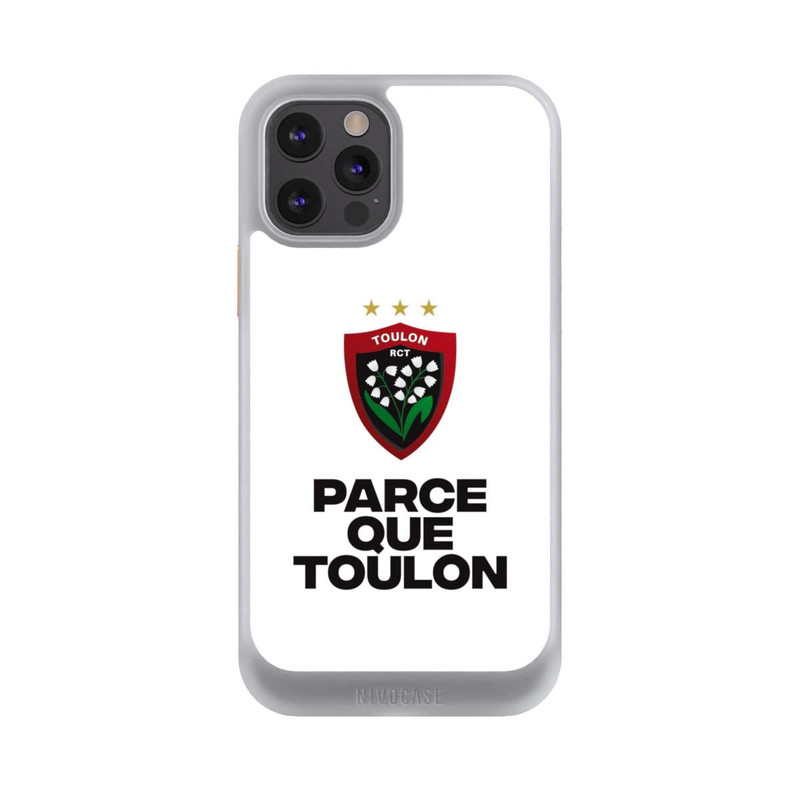 iPhone 12 Pro NIVOcore Parce Que Toulon Weiß