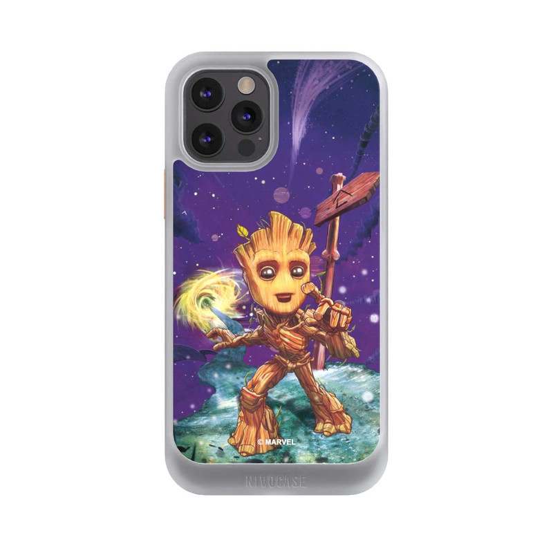 iPhone 12 Pro NIVOcore Baby Groot Galaxy Touch