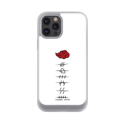 Apple iPhone 12 Pro NIVOcore Akatsuki Mitgliedersymbole Weiß