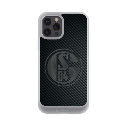 Apple iPhone 12 Pro NIVOcore Schalke 04 Carbon Look