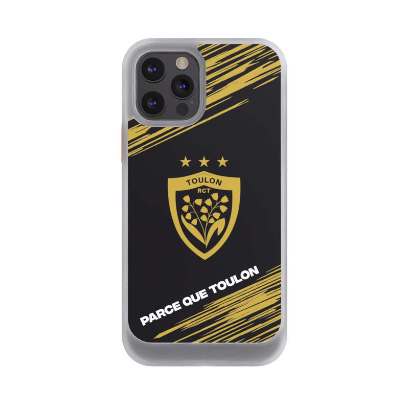 iPhone 12 Pro NIVOcore RCT Logo Gold Monochrom