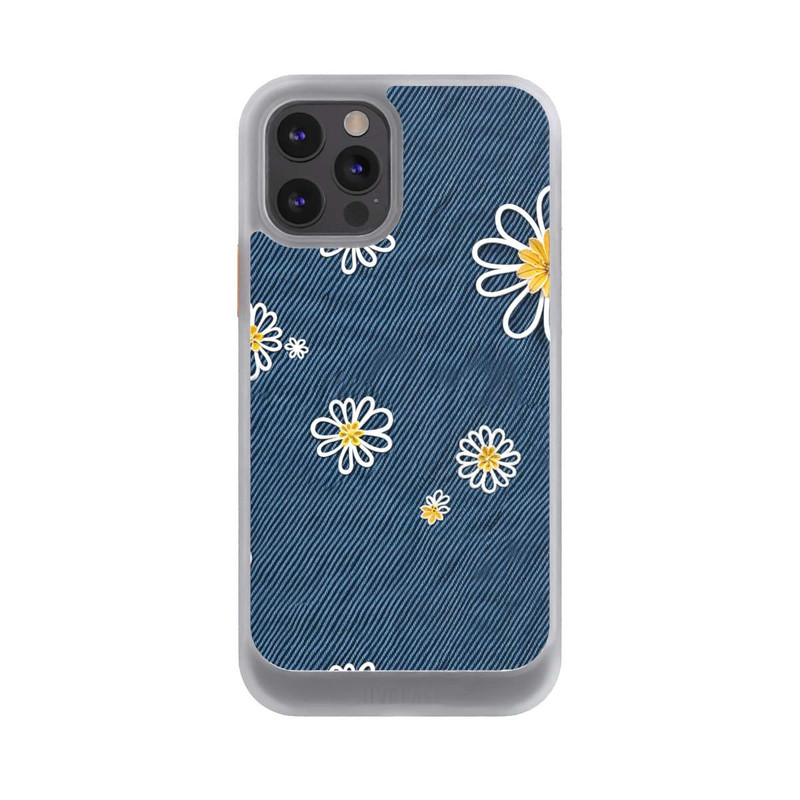 iPhone 12 Pro NIVOcore Jeans Flowers Pattern with AI