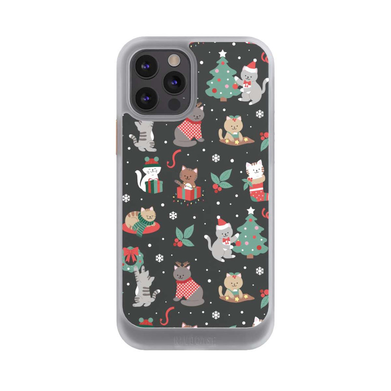 iPhone 12 Pro NIVOcore Christmas Festive Cute Holiday Kittens