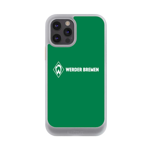 Apple iPhone 12 Pro NIVOcore Werder Bremen Schriftzug Raute Grün