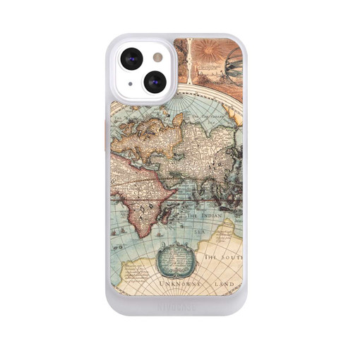 Apple iPhone 13 NIVOcore Vintage Weltkarte