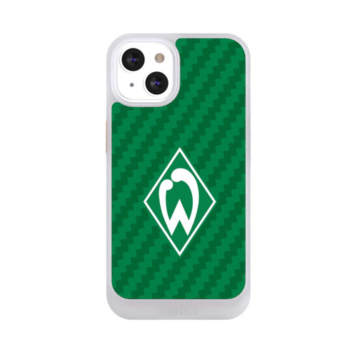 Apple iPhone 13 NIVOcore Carbonlook - Werder Bremen