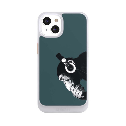 Apple iPhone 13 NIVOcore Denkender Affe Blau